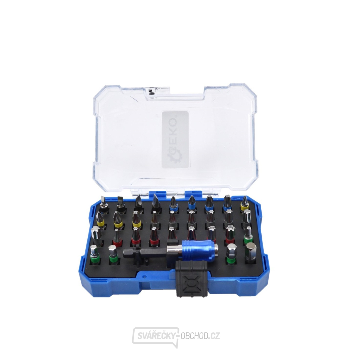 Bity 1/4" ploché, křížové Imbus a TORX, s magnetickým držákem, sada 32 dílů v krabičce