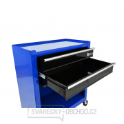 Dílenský vozík nevybavený, 2dílný s nástavbou - bednou, 9 zásuvek náhled