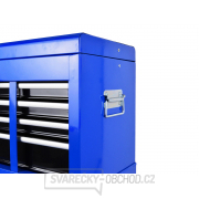 Dílenský vozík nevybavený, 2dílný s nástavbou - bednou, 9 zásuvek náhled