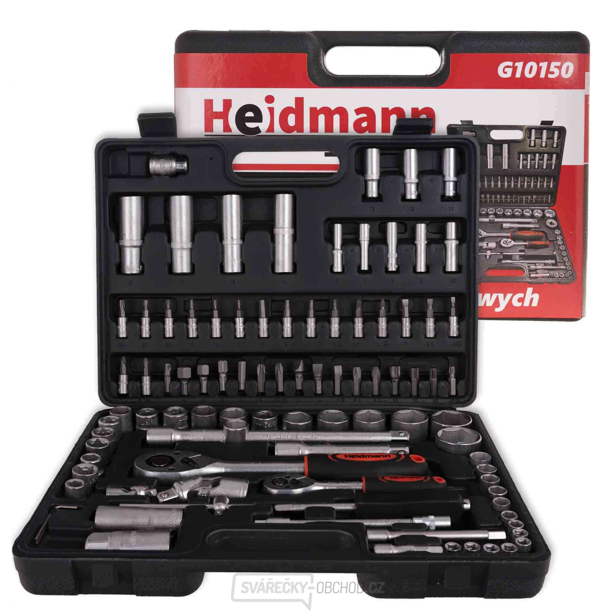 Gola sada Geko 1/4" a 1/2", pro hobby využití - 94 ks