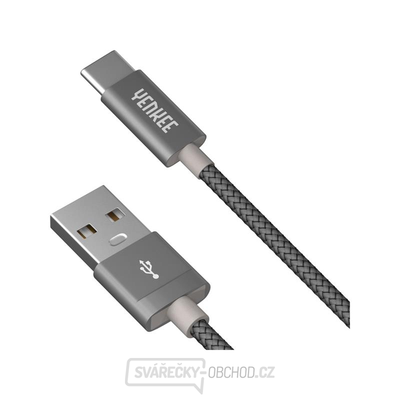 Kabel YENKEE YCU 302 GY USB A 2.0/USB C 2m šedý