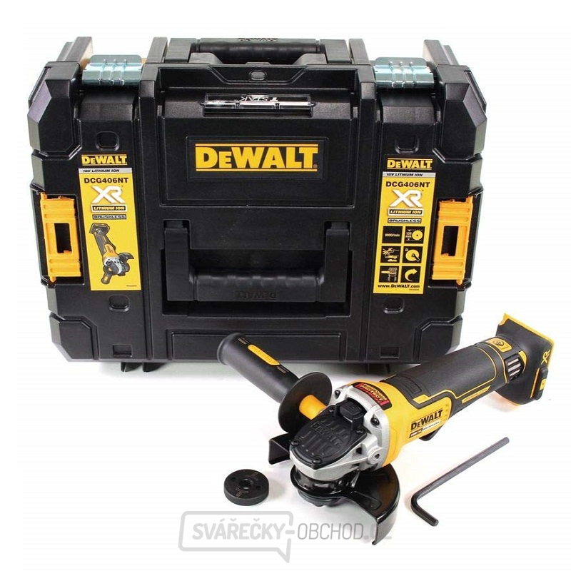 Akumulátorová úhlová bruska 125mm DeWALT DCG406NT 18V - bez aku