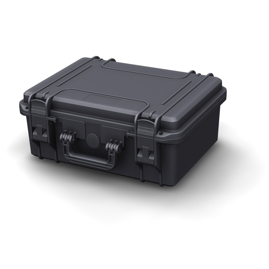 Magg MAX Plastový kufr, 380x270xH 160mm, IP 67, barva černá