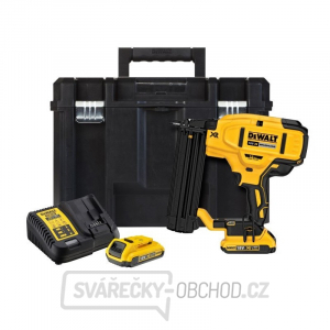 Aku bezuhlíková dokončovací hřebíkovačka 2x2,0Ah 18V DeWALT DCN680D2