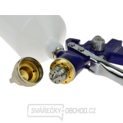 Stříkací pistole GEKO HVLP, tryska 1.4 mm, objem 600 ml, regulátor tlaku a odlučovač vody Stříkací pistole GEKO HVLP, tryska 1.4 mm, objem 600 ml, regulátor tlaku a odlučovač vody náhled