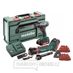 METABO 2-dílný Combo set 18V - BS 18 LT BL + MT 18 LTX gallery main image