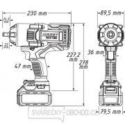 Rázový utahovák akumulátorový HAZET 9212-1000/3 Náhled