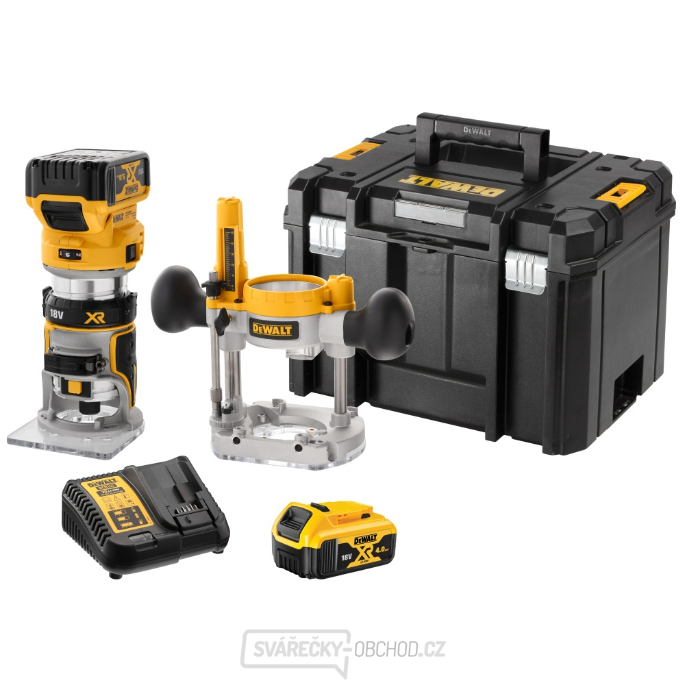 Aku kombinovaná frézka 18V 2x5,0Ah DeWALT DCW604P2