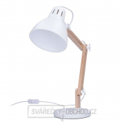 Solight stolní lampa Falun, E27, bílá Náhled