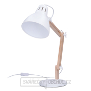 Solight stolní lampa Falun, E27, bílá Náhled