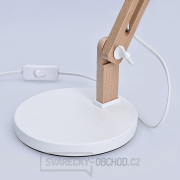 Solight stolní lampa Falun, E27, bílá Náhled