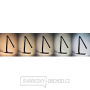 Solight LED stolní lampička stmívatelná, 12W, volba teploty světla, USB, černý lesk náhled