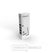 Solight LED stolní lampička stmívatelná, 12W, volba teploty světla, USB, černý lesk náhled