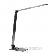 Solight LED stolní lampička stmívatelná, 11W,  změna chromatičnosti, broušený hliník, stříbrná Náhled