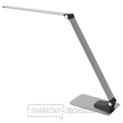 Solight LED stolní lampička stmívatelná, 11W,  změna chromatičnosti, broušený hliník, stříbrná Náhled