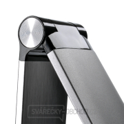 Solight LED stolní lampička stmívatelná, 11W,  změna chromatičnosti, broušený hliník, stříbrná náhled