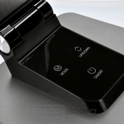 Solight LED stolní lampička stmívatelná, 11W,  změna chromatičnosti, broušený hliník, stříbrná náhled