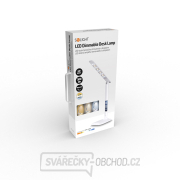 Solight LED stmívatelná stolní lampička s displejem, 6W, volba teploty světla, bílý lesk náhled