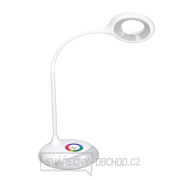 Solight LED stolní lampička nabíjecí, 5W, RGB podsvícení, stmívatelná, USB napájení Náhled