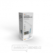 Solight LED stolní lampička nabíjecí, 5W, display, změna chromatičnosti, USB, bílá náhled