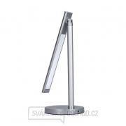 Solight LED stolní lampička, 7W, stmívatelná, změna chromatičnosti, stříbrná barva Náhled