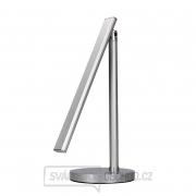 Solight LED stolní lampička, 7W, stmívatelná, změna chromatičnosti, stříbrná barva Náhled