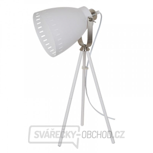Solight stolní lampa Torino, trojnožka, 52cm, E27, bílá gallery main image