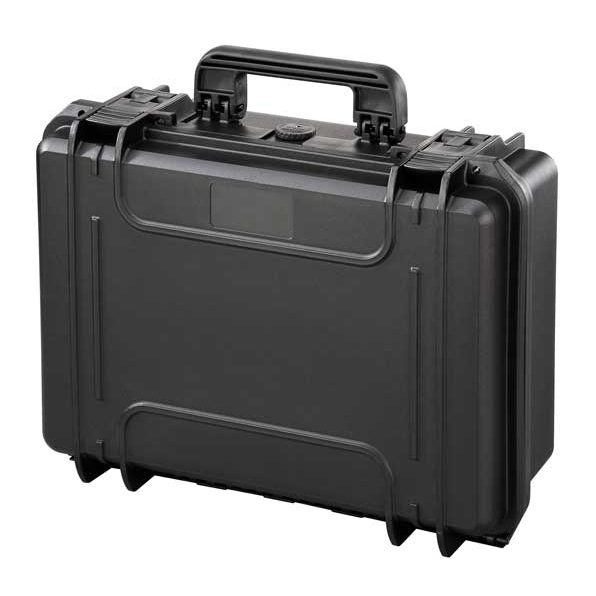 Levně MAX Plastový kufr, 464x366xH 176mm, IP 67, barva černá MAX430S