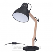 Solight stolní lampa Falun, E27, černá Náhled