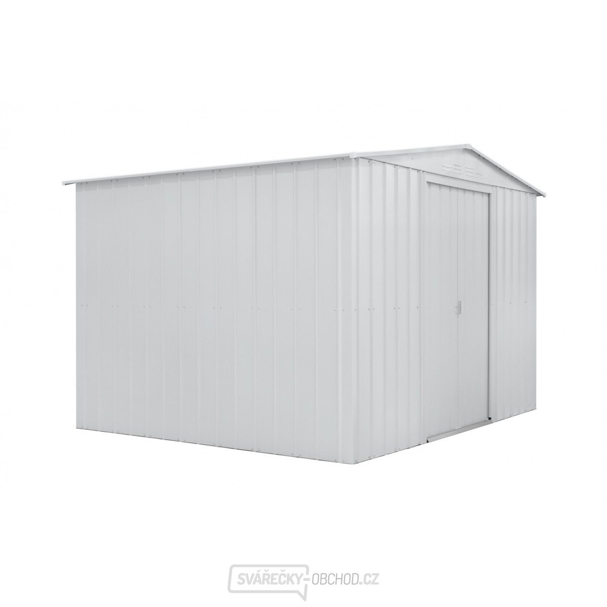 domek GLOBEL 108 STŘÍBRNÝ se střešním oknem