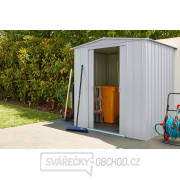 domek GLOBEL 1012 STŘÍBRNÝ se střešním oknem Náhled