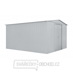 domek GLOBEL 1012 STŘÍBRNÝ se střešním oknem gallery main image