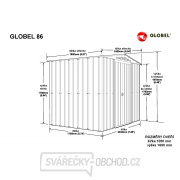 domek GLOBEL 86 ANTRACIT se střešním oknem Náhled