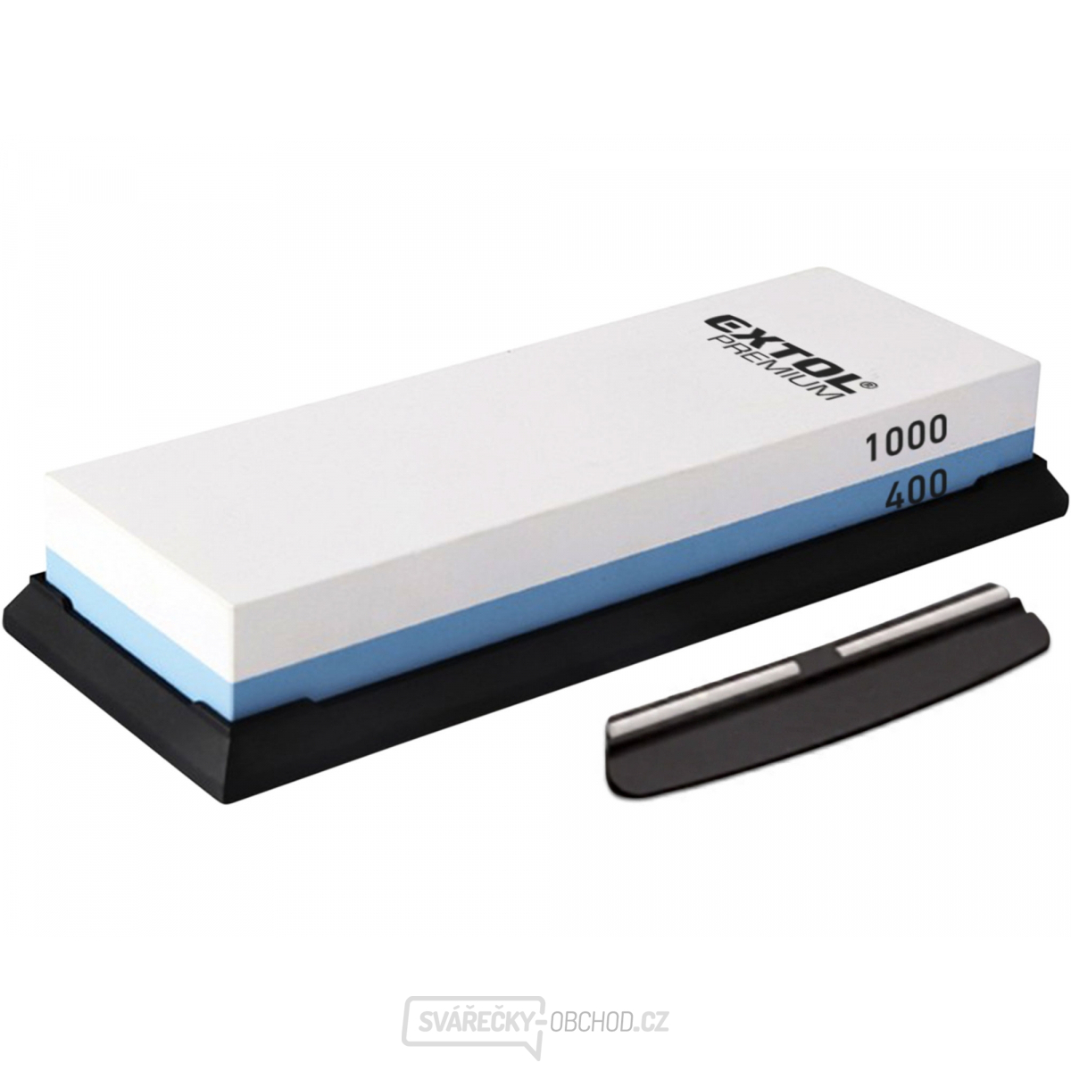 Brusný kámen olejový na nože oboustranný, P400/P1000