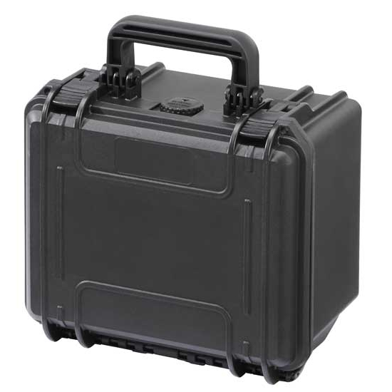 Magg MAX Plastový kufr, 258x243xH 167,5mm, IP 67, barva černá MAX235H155S