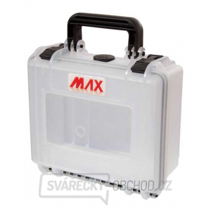 MAX Plastový kufr, 258x243xH 117,5mm, IP 67, barva transparentní