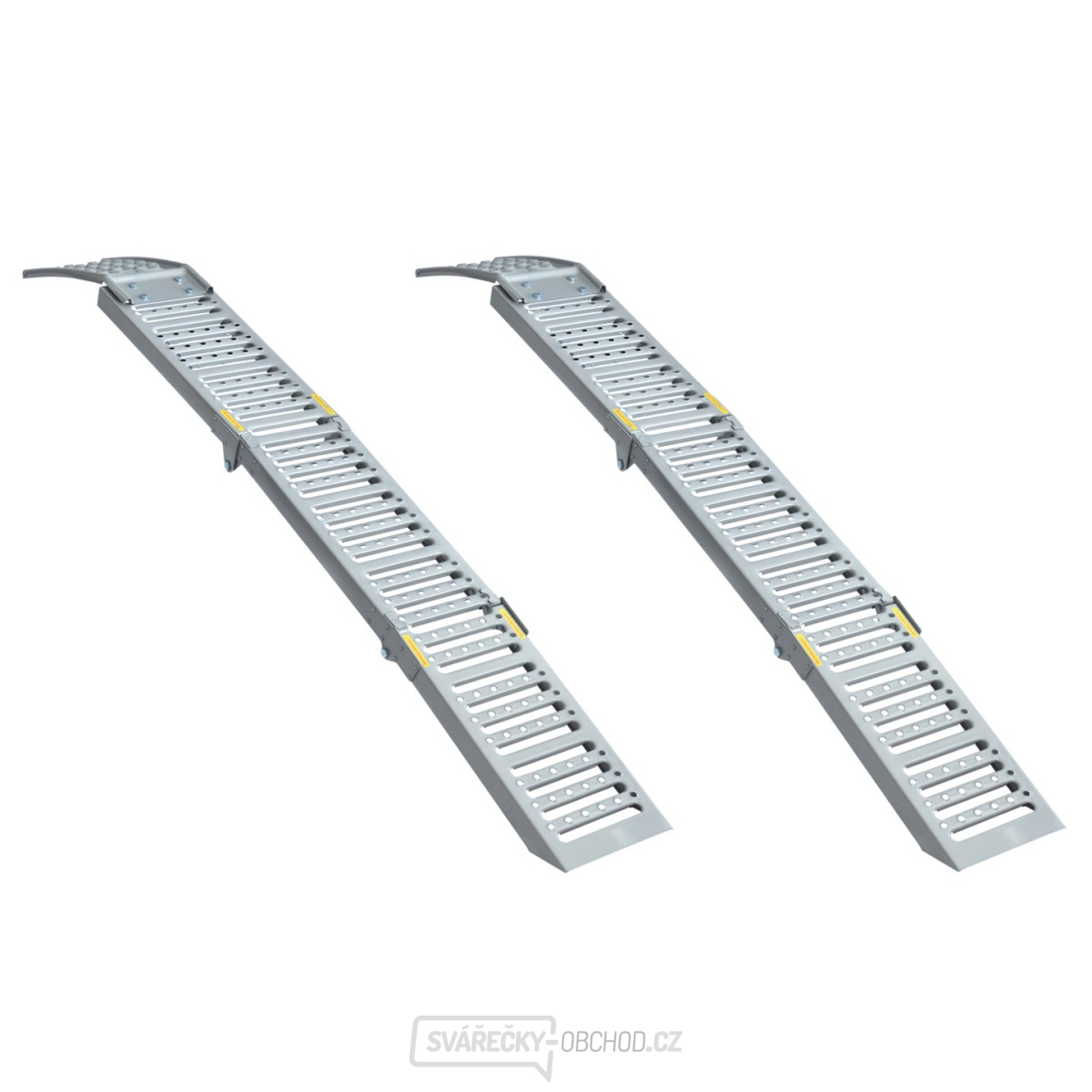 Nájezdové rampy 2,2 t, skládací přenosné, sada 2 ks