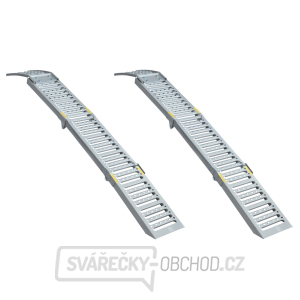 Nájezdové rampy 2,2 t, skládací přenosné, sada 2 ks Nájezdové rampy 2,2 t, skládací přenosné, sada 2 ks gallery main image