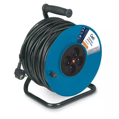 Levně Prodlužovací kabel na bubnu 4 zásuvky 25m GCR425 08710346