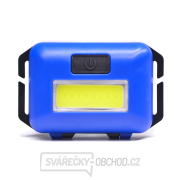 Solight čelová LED COB svítilna, 3W, modrá Náhled Solight čelová LED COB svítilna, 3W, modrá Náhled