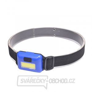 Solight čelová LED COB svítilna, 3W, modrá