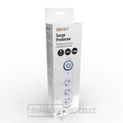Solight přepěťová ochrana, 3 zásuvky, 1,5m, bílá Náhled