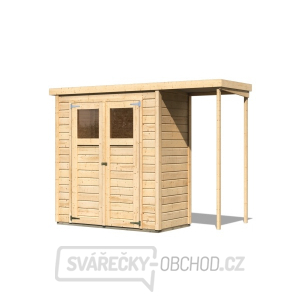 Dřevěný domek KARIBU DEVIN (23486) natur gallery main image