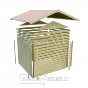 Dřevěný domek KARIBU DANA (23485) natur náhled