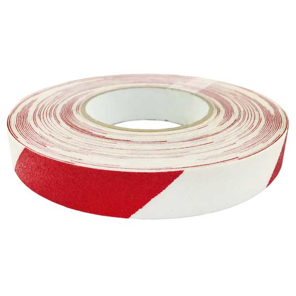 Magg Protiskluzová samolepicí páska 25mm/18,3m - červeno/bílá