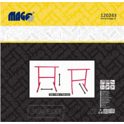 Stavební koza 750x450x750mm Stavební koza 750x450x750mm náhled