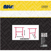 Stavební koza 750x450x750mm Náhled