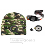 Čepice s LED světlem - maskovací  Čepice s LED světlem - maskovací  gallery main image