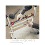 svěrka trubková nastavitelná, fixace na pevném konci pomocí trubky s vnějším závitem DN 20 - 3/4