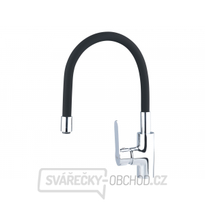 Baterie umyvadlová, stojánková s flexibilním ramínkem, 35mm, černá Baterie umyvadlová, stojánková s flexibilním ramínkem, 35mm, černá gallery main image